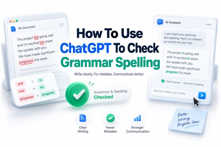 How to Use ChatGPT to Check Grammar and Spelling